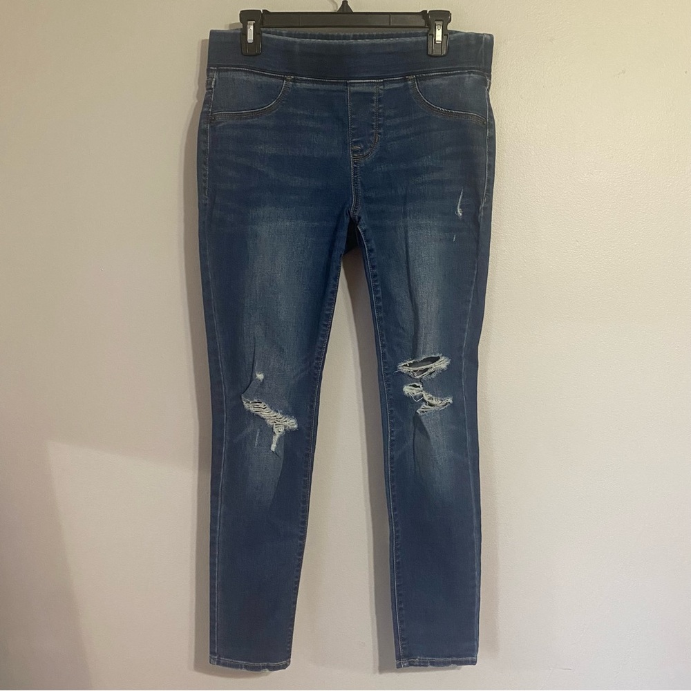 Old Navy Rockstar Mid Rise Distressed Jegging With Elastic Waistband